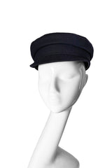 Wool Cashmere Newsboy Hat by Celine on mannequin @recess LA