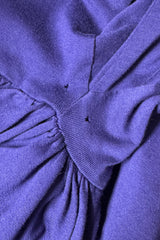 Vintage Rome Gigli One Shoulder Cowl Dress holes @recess la