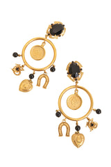 Good Luck Charm Earrings by Dolce & Gabbana close @ Recess LA
