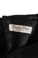 Vintage Christian Dior Silk Wool Halter Corset Top label @ Recess LA
