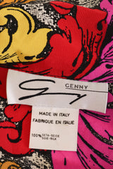 Silk Architectural Print Blouse by Genny label @ Recess LA