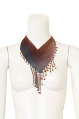 Vintage Ferrara Beaded Sunset Cowl on mannequin @ Recess LA