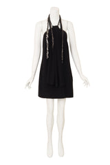 Chain Fringe Halter Dress by Yves Saint Laurent on mannequin @ Recess LA