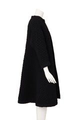 Vintage Bergdorf Goodman Oversized Woven Swing Coat on mannequin side @ Recess LA