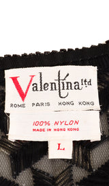 Vintage Valentina Geo Tube Bead Vest label @ Recess LA