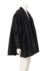Voluminous pleated swing style jacket by Norma Kamali side @ Recess LA