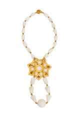 Enamel Mosaic Pendant Necklace by William De Lillo back @ Recess LA