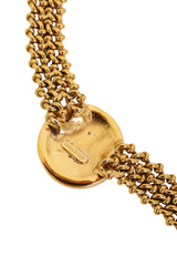 Pavé Coin Collar Necklace by Vogue Bijoux cartouche @ Recess LA
