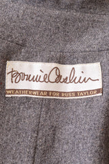 Canvas Fisherman Coat by Bonnie Cashin label @ Recess LA