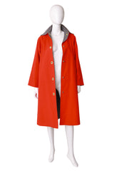 Canvas Fisherman Coat by Bonnie Cashin on mannequin open @ Recess LA