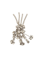Crystal Cluster Dangle Brooch by Pinko @ Recess LA