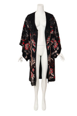 Cherry blossom embroidered kimono by Sue Wong open @ Recess LA