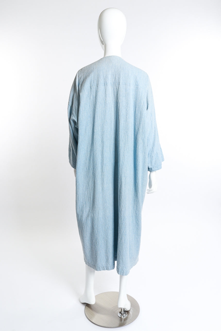 Vintage Issey Miyake plantation raw cotton duster rear view as worn on mannequin @RECESS LA