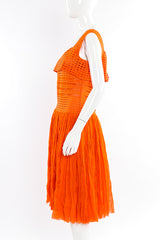 Corset dress by Jean Paul Gaultier on mannequin side @recessla