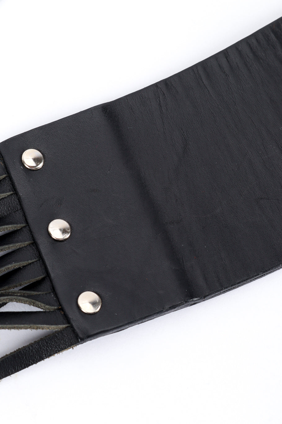 Jean Paul Gaultier fringe belt wear detail @RECESS LA