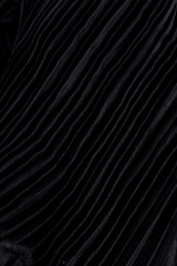 Vintage Joan McGee Pleated Spiral Ruffle Duster pleat closeup @recess la