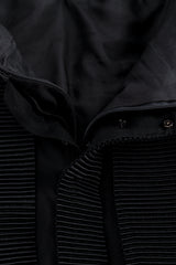 Karl Lagerfeld Striped & Knife Pleat Dress closure @RECESS LA