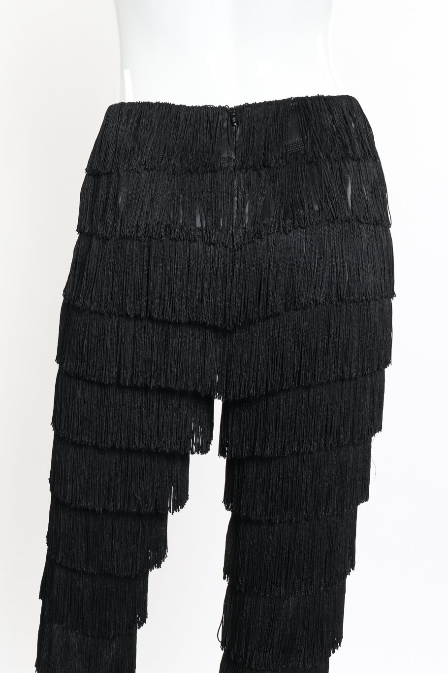 Vintage Kors Fringe Pants back on mannequin closeup @recessla