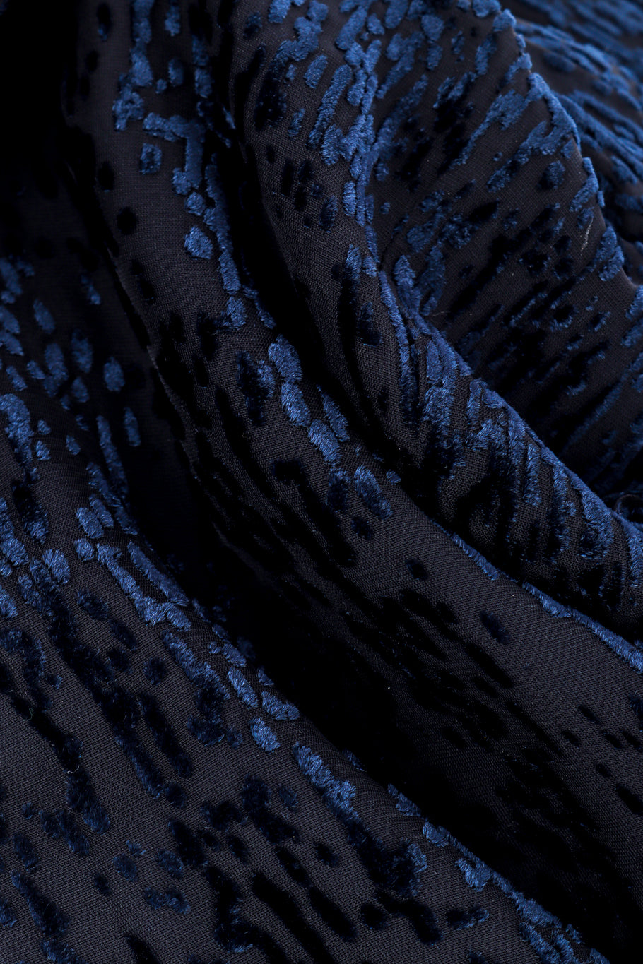 Vintage Krizia Velvet Burnout Pant fabric closeup @recessla