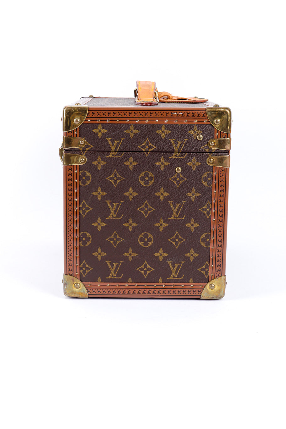 Vintage Louis Vuitton Classic Monogram Vanity Case side view @Recessla