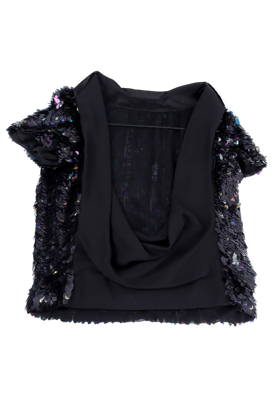 Louis Vuitton sequin blouse back flat-lay @recessla