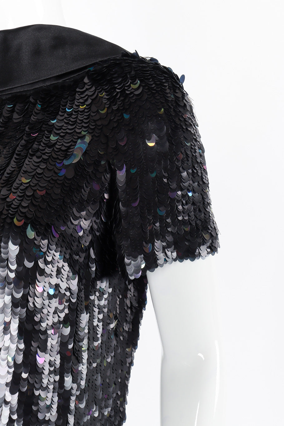 Louis Vuitton sequin blouse fabric detail @recessla