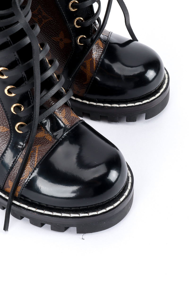 Monogrammed "Star Trail" Ankle Boots front detail @RECESS LA