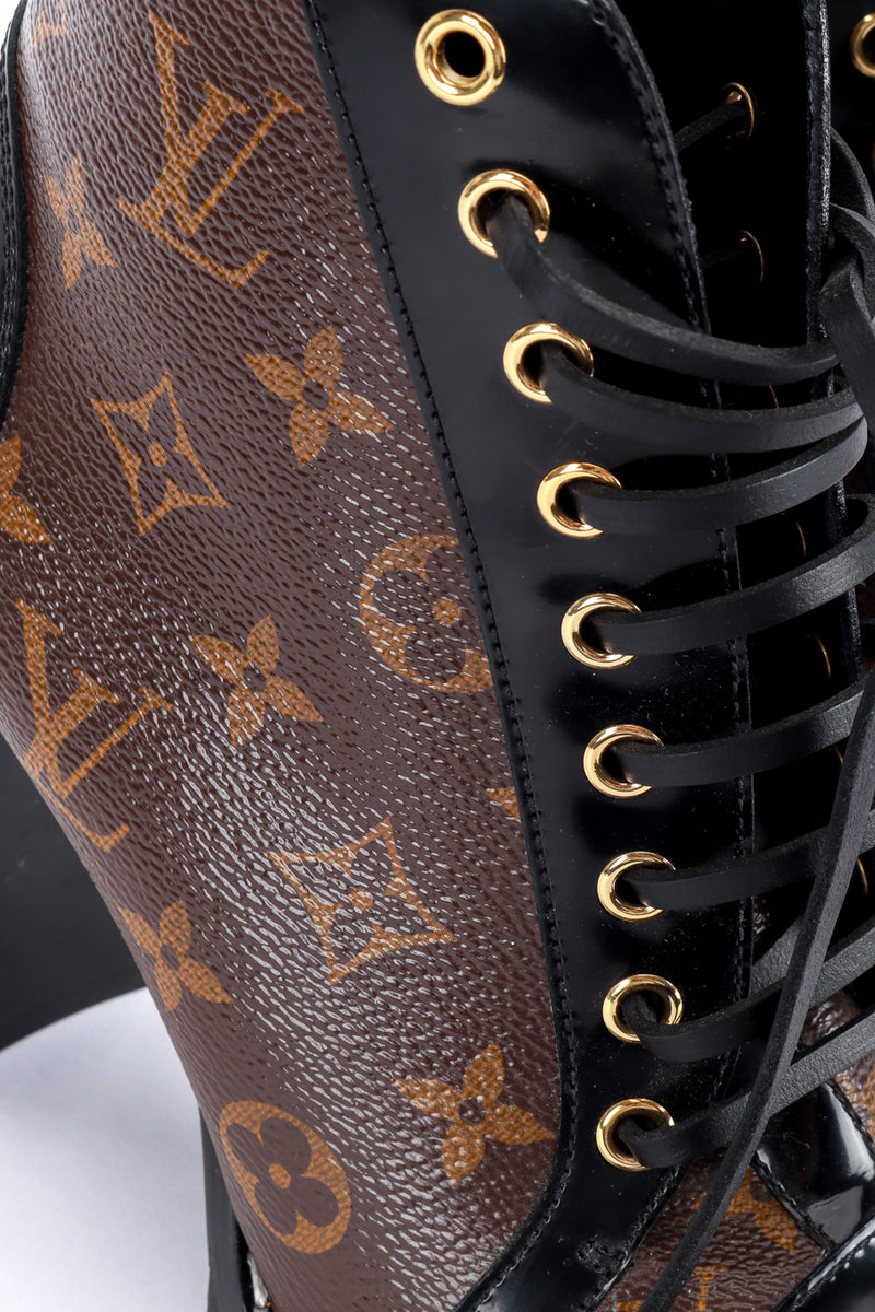 Monogrammed "Star Trail" Ankle Boots front detail @RECESS LA