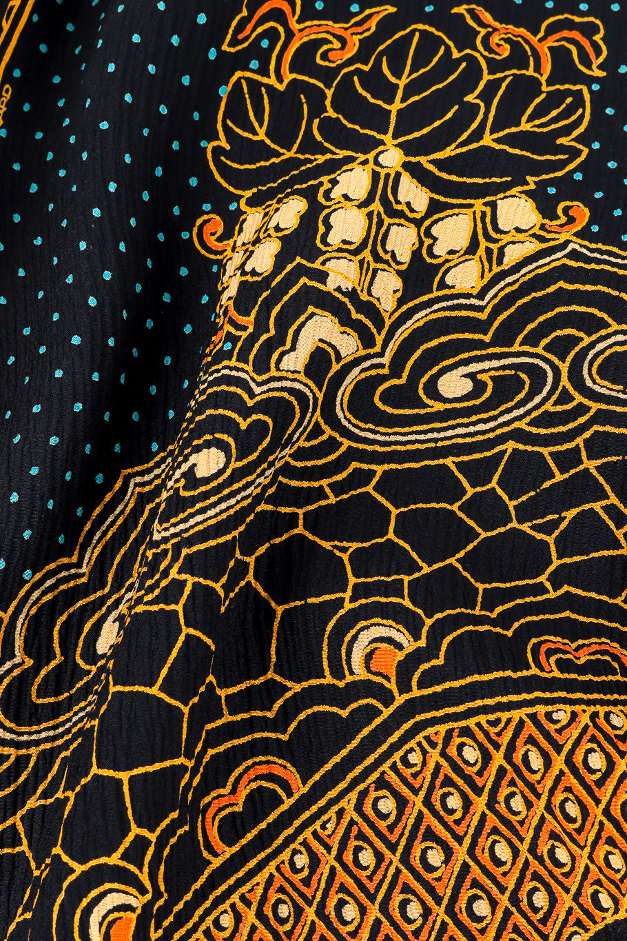Silk column dress by Leonard flat lay pattern @recessla