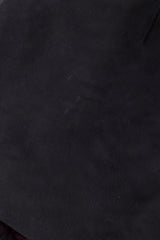Vintage Les Habitudes Fur Trim Jacket suede closeup @recessla
