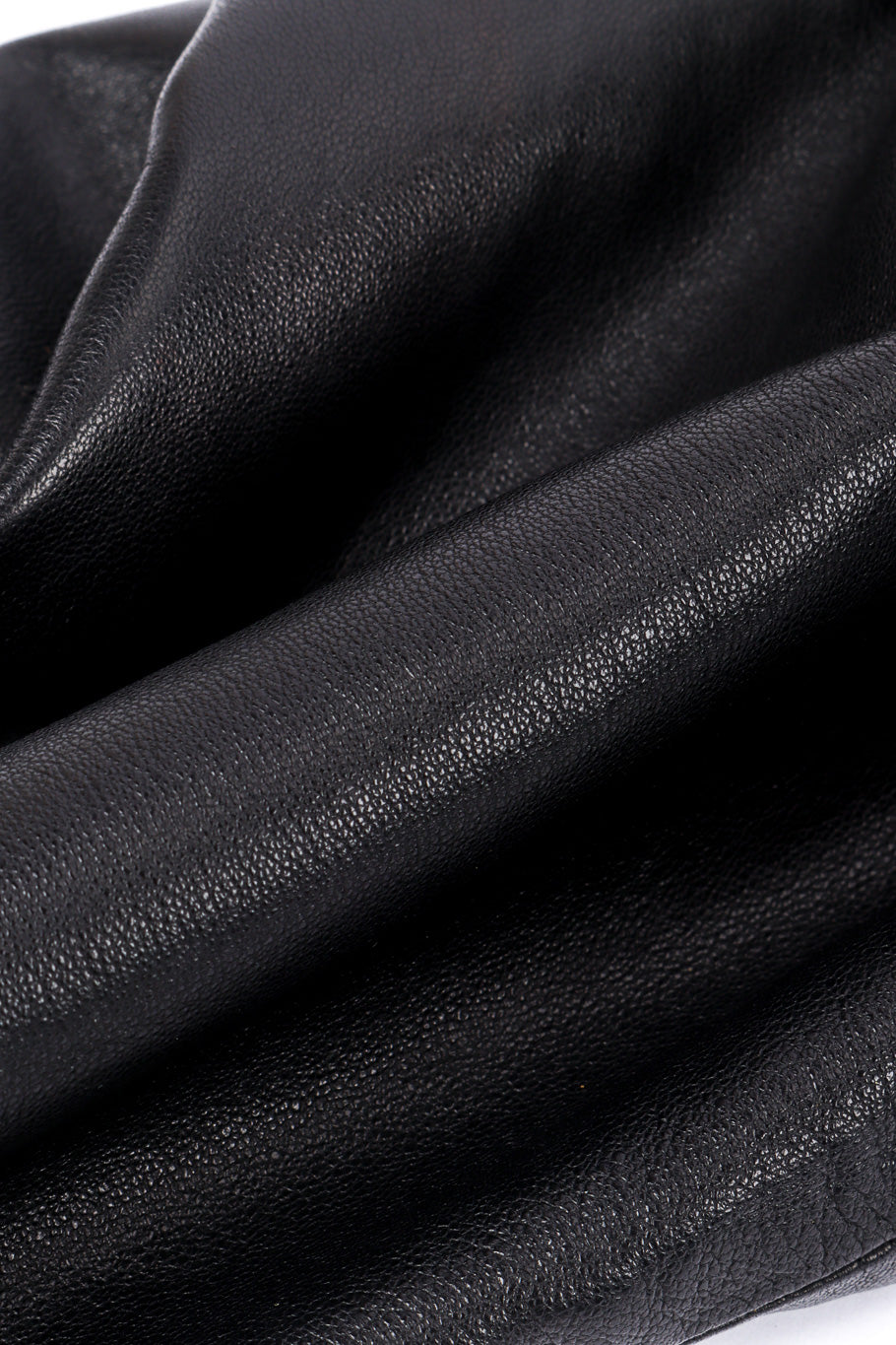 Vintage Lina Lee Studded Leather Jacket fabric closeup @recessla