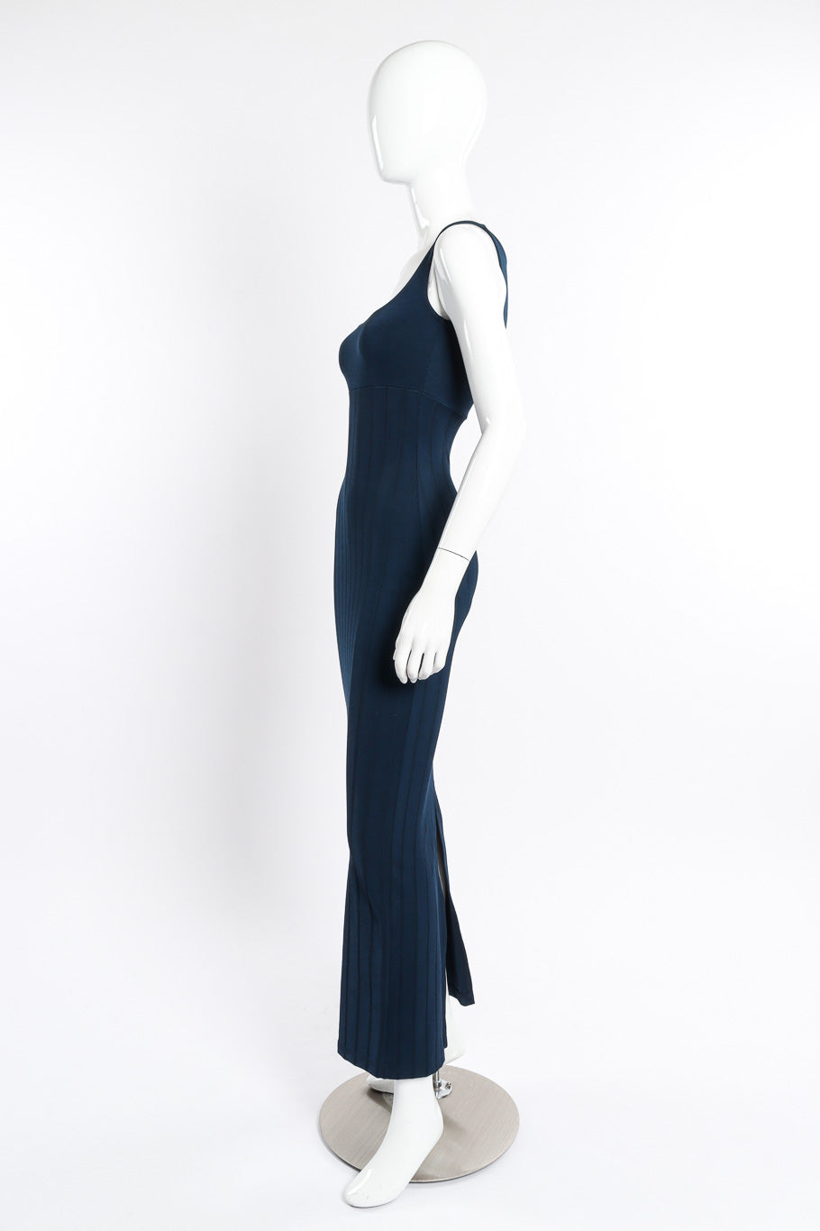 Vintage Liza Bruce Bodycon Column Dress side on mannequin @recessla