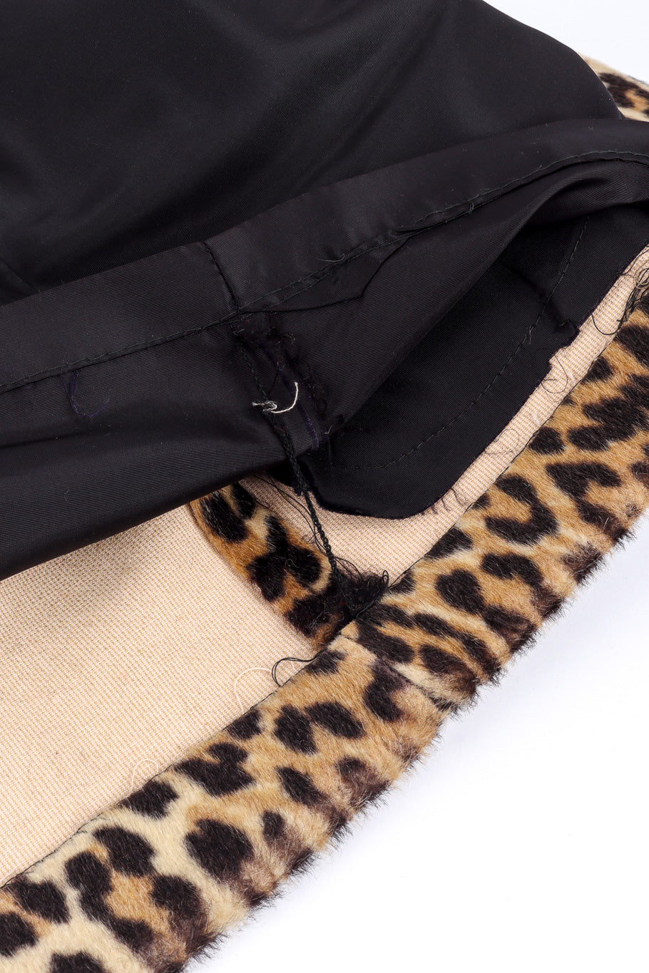 Vintage Marcus Leopard Print Jacket frayed threading @recessla
