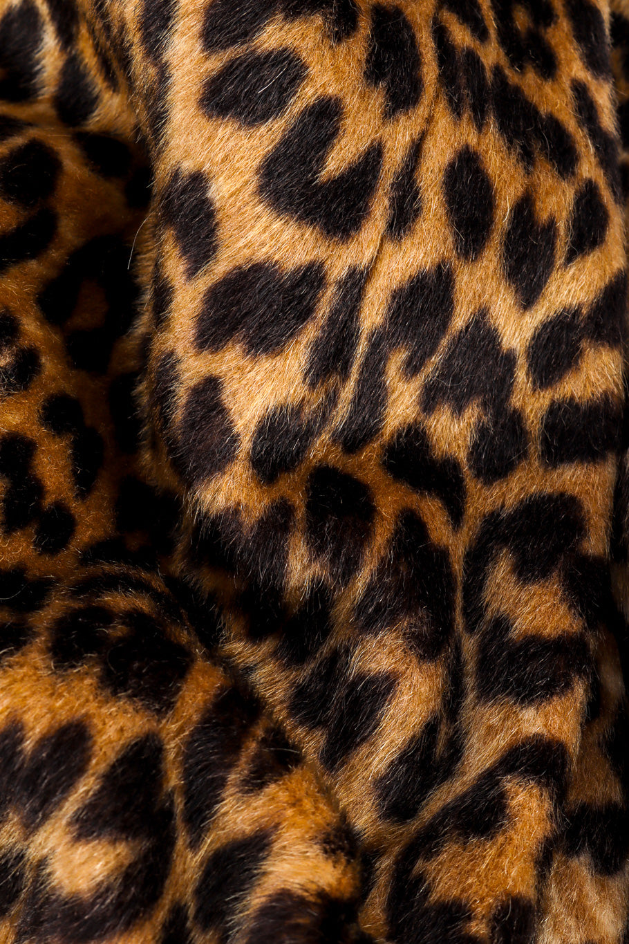 Vintage Marcus Leopard Print Jacket fabric closeup @recessla
