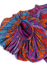 Printed Silk Top & Skirt Set sleeve  @recessla