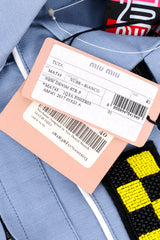 Miu Miu 2018 Resort Patch Coveralls signature hangtag details @recess la