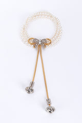 Bow choker necklace by Miu Miu on mannequin @recess LA