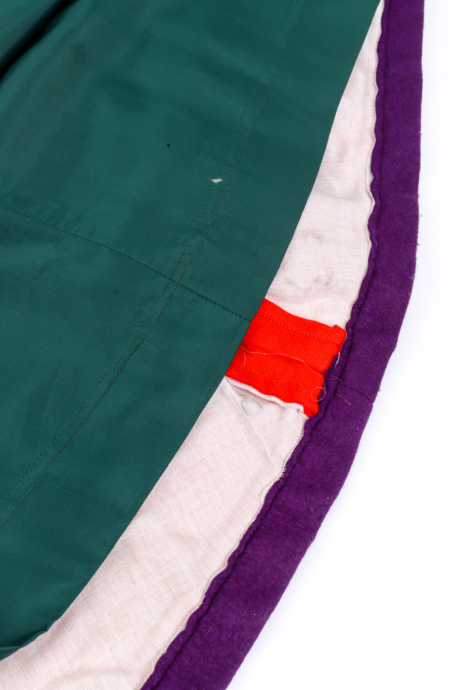Vintage Malcolm Starr Elephant Maxi Skirt lining hole @recessla