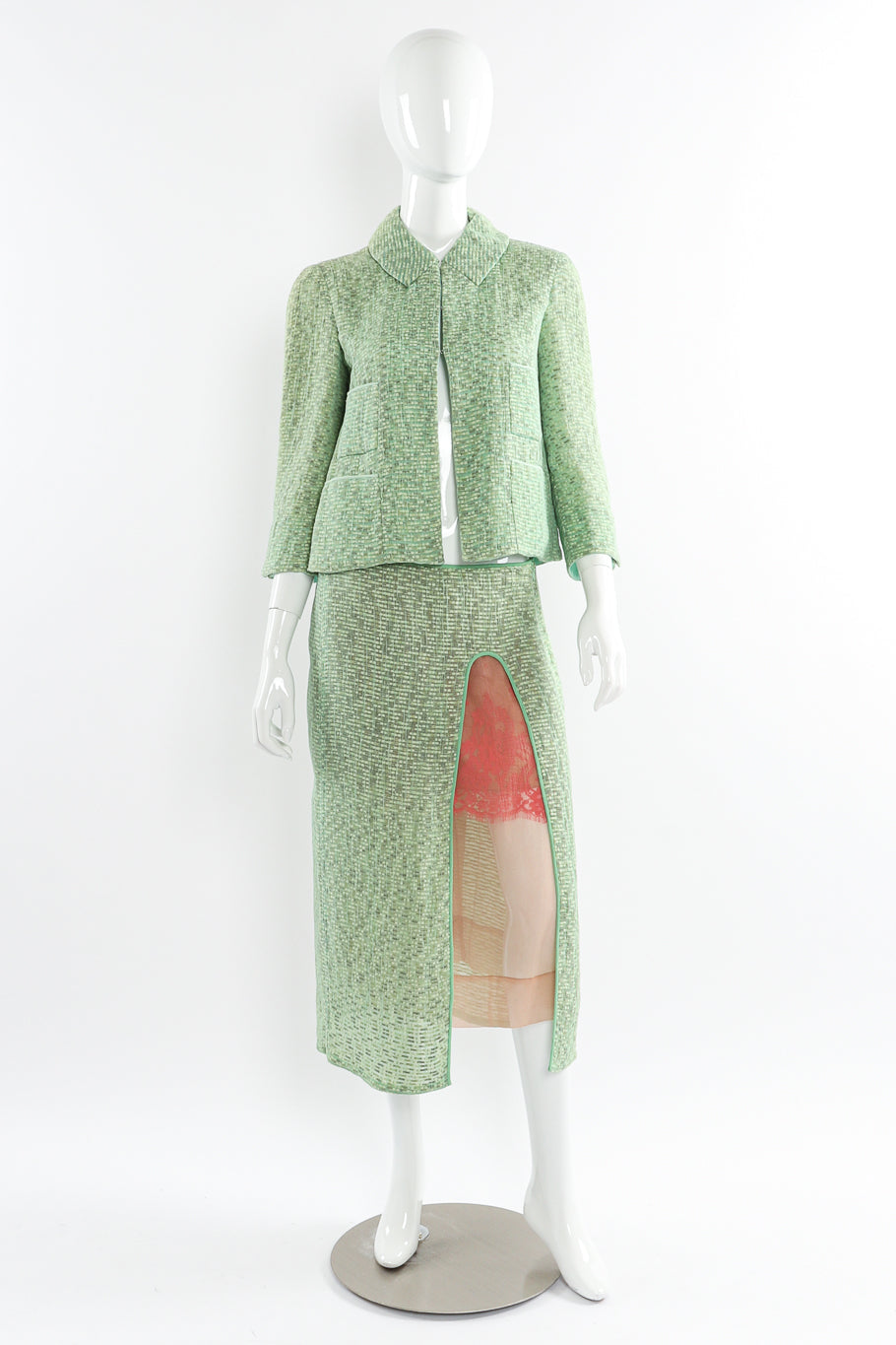 Marc Jacobs Corded Organza Jacket and Skirt Set
