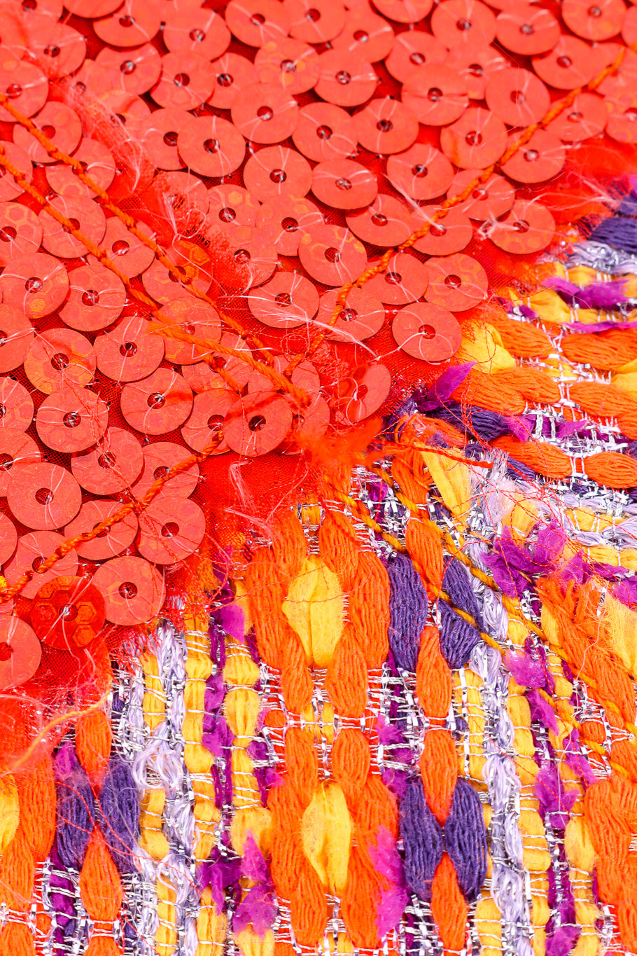 Floral lamé knit sequin dress by Marc Jacobs flat lay sequins and knit close  @recessla