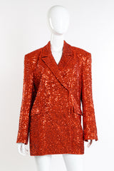 Marcell Von Berlin Sequin Blazer front on mannequin @recessla