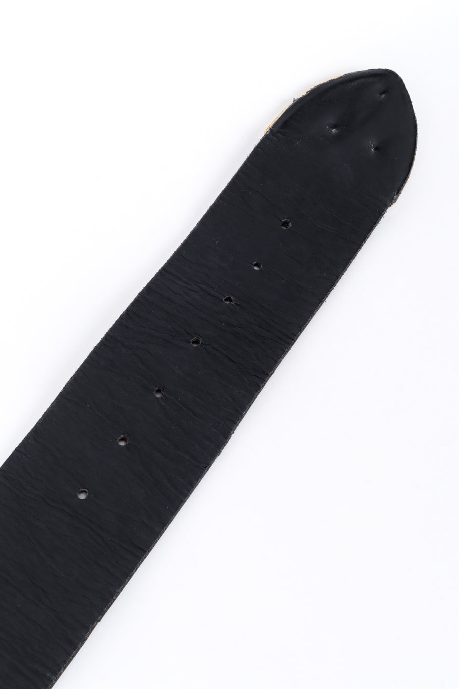 Vintage Michael Morrison MX Aurora Crystal Studded Belt back of holes @recess la