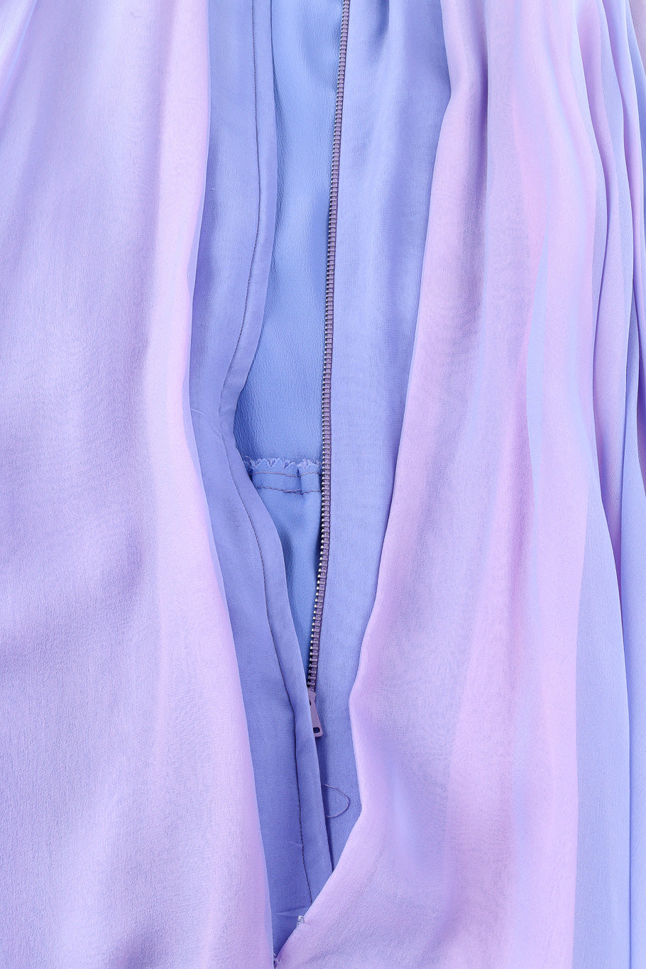 Vintage Modern Couture Beaded Collar Dress back zipper closeup closeup @Recessla