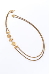 Monet Double Strand Geometric Pendant Necklace @RECESS LA