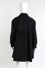 Vintage Moschino Cheap and Chic Babydoll Coat on mannequin back view at Recess LA