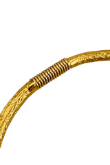 Vintage Kenneth Jay Lane Hammered Nail Collar Necklace hinge @recess la