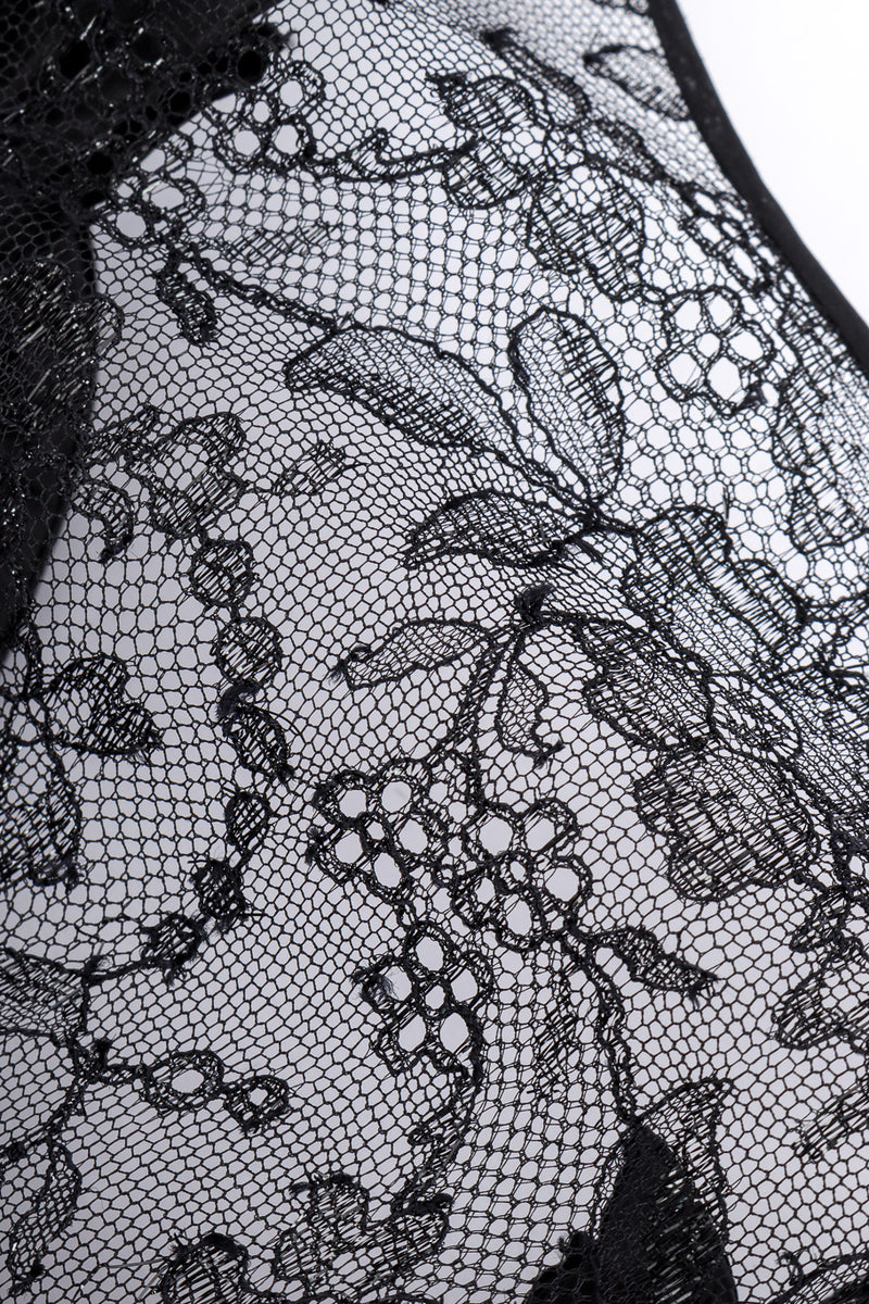 Taffeta Swirl "Daisy" Dress by Nina Ricci lace close @recessla
