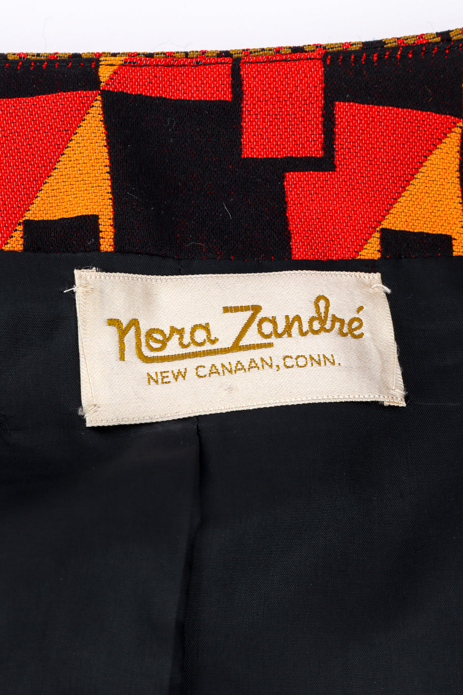 Vintage Mignon Geometric Bolero Jacket & Skirt Set nora signature label @recessla