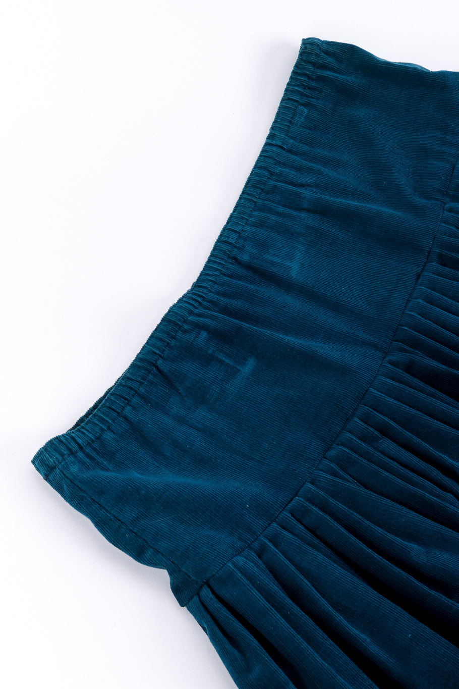 Pleated Corduory Jacket & Skirt Set by Norma Kamali skirt waistband @recess la