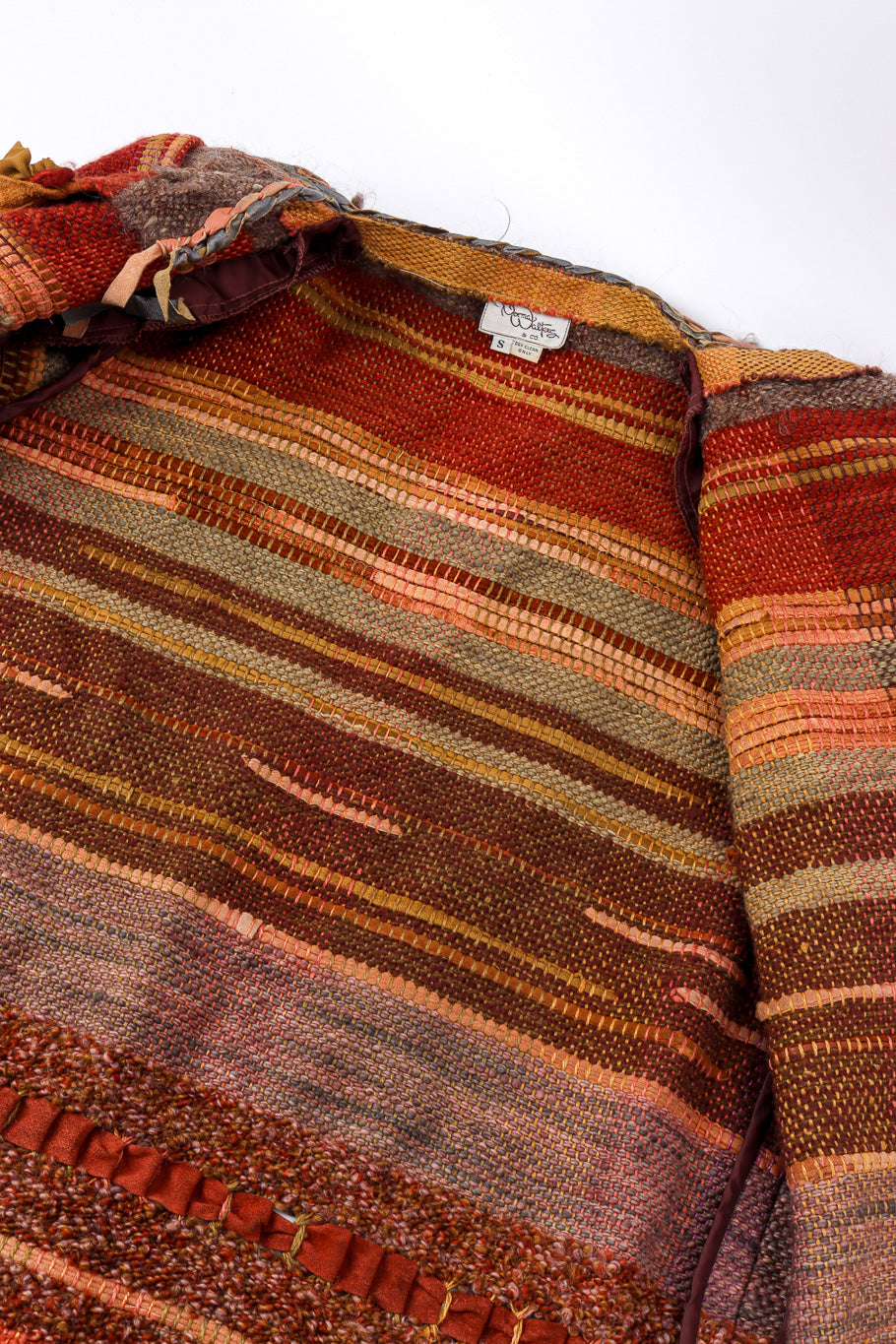 Woven Carpet Coat by Norma Walters open @recessla